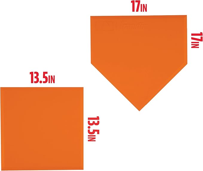 Franklin Sports MLB Baseball Base Set - Throw Down Rubber Bases for Baseball + Softball with Home Plate - Portable Backyard Baseball, Softball, Kickball Bases-StrideForce Fitness