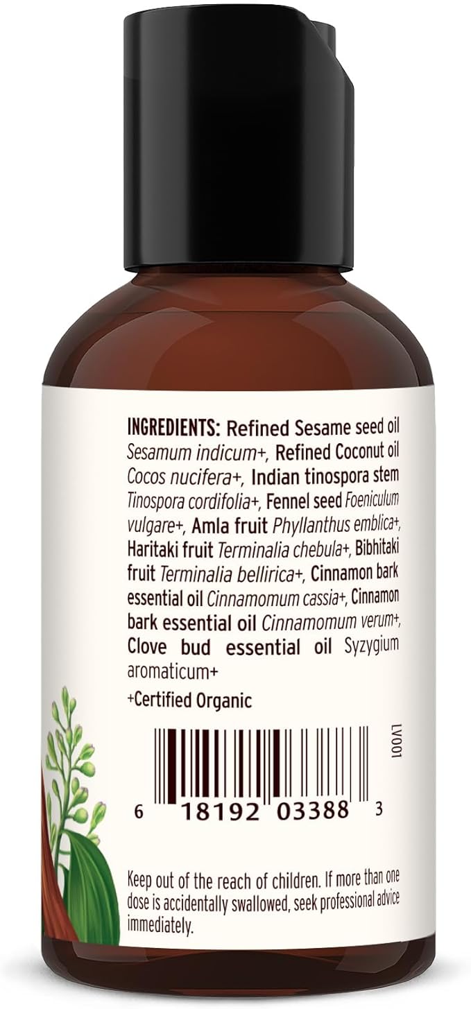 Banyan Botanicals Cinnamon Daily Swish – Organic Ayurvedic Pulling Oil with Coconut Oil – Mouthwash for Fresh Breath and Sparkling Oral Health* – 2 oz – Non GMO Sustainably Sourced Vegan