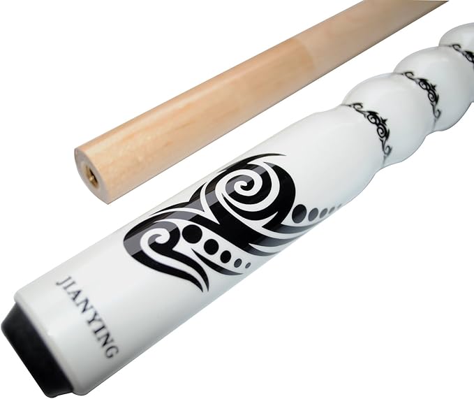 58" Pool Cue Stick,13mm 2-Piece Maple Hardwood Ergonomic Design Billiard Cues Kit,19/20/21oz-StrideForce Fitness