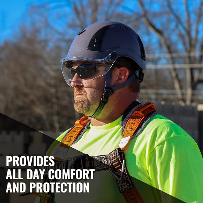 Malta Dynamics APEX Type 2 Safety Helmet – OSHA and ANSI Z89.1 Compliant Safety Hard Hats for Construction Workers and Vented Helmet for Head Protection-StrideForce Fitness