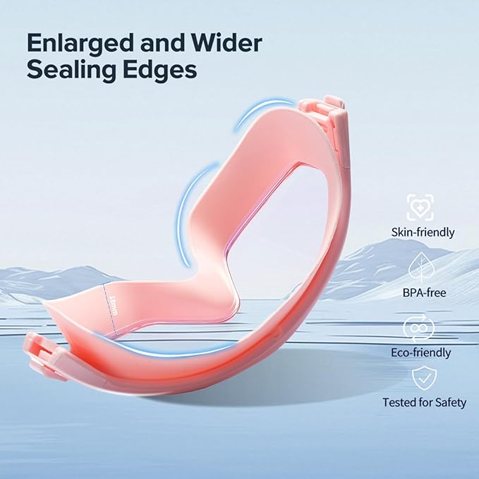 Adult Swimming Goggles,Leak-Proof,Anti-Fog Pool Glasses,Wide View Swim Goggles with Ear Plugs and Nose Clip-StrideForce Fitness