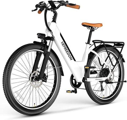 𝟏𝟎𝟎𝟎𝐖 Peak Electric Bike for Adults,up 𝟖𝟎 Miles Removable Battery Ebike, 26" UL Certified Electric Mountain E Bike,Adult Electric Bicycles for Commute Beach Snow-StrideForce Fitness