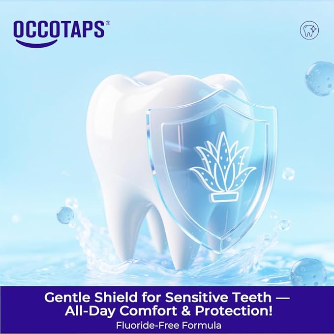 Agave Sensitive Toothpaste, Fluoride-Free Natural Whitening Toothpaste for Sensitive Teeth, Gentle Gum Care, Removes Surface Stains, Fresh Mint Herbal Formula, 1Pk US Manufactured