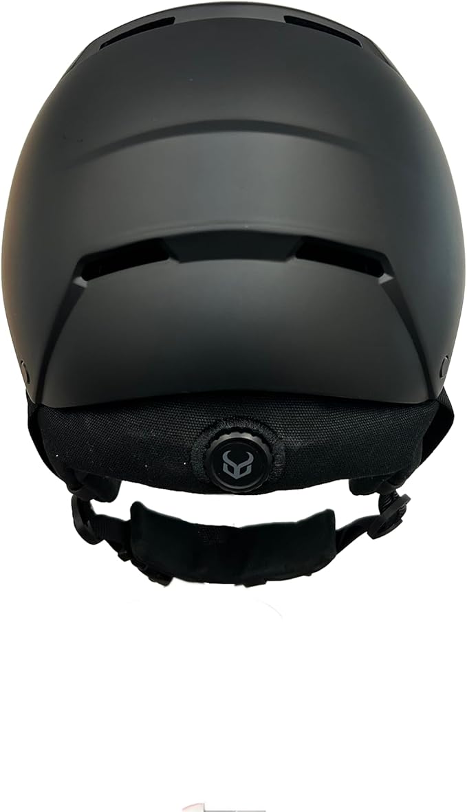 Demon United Ski and Snowboard Visor Helmet-Snowboard Helmet with Removable Visor Goggles and Rear Dial Adjustment- Snow Sport Helmets for Men and Women-StrideForce Fitness