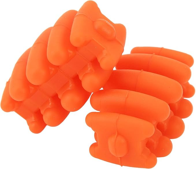 FOSA Archery Bow Limbs Stabilizer, Silicone, Universal Vibration Dampener, for (Orange)-StrideForce Fitness