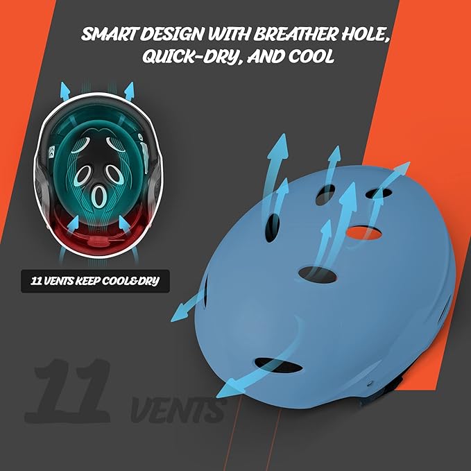 Vihir Adult Water Sports Helmet with Ears - Adjustable Helmet,Perfect for Kayaking, Boating,Surfing-StrideForce Fitness