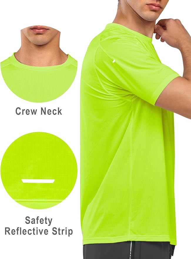 NORTHYARD Men's Athletic Running T-Shirts Quick Dry Workout Shirts Short-Sleeve Sports Gym Tee Tops Performance Activewear-StrideForce Fitness