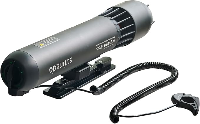 Waydoo Subnado Underwater Scooter Sup Kit, Sea Scooter for Paddleboard/Body Board/Kayak/Boogie Board, Compact and Portable Wired Thumb Controller Water Scooter for Adults & Kids-StrideForce Fitness