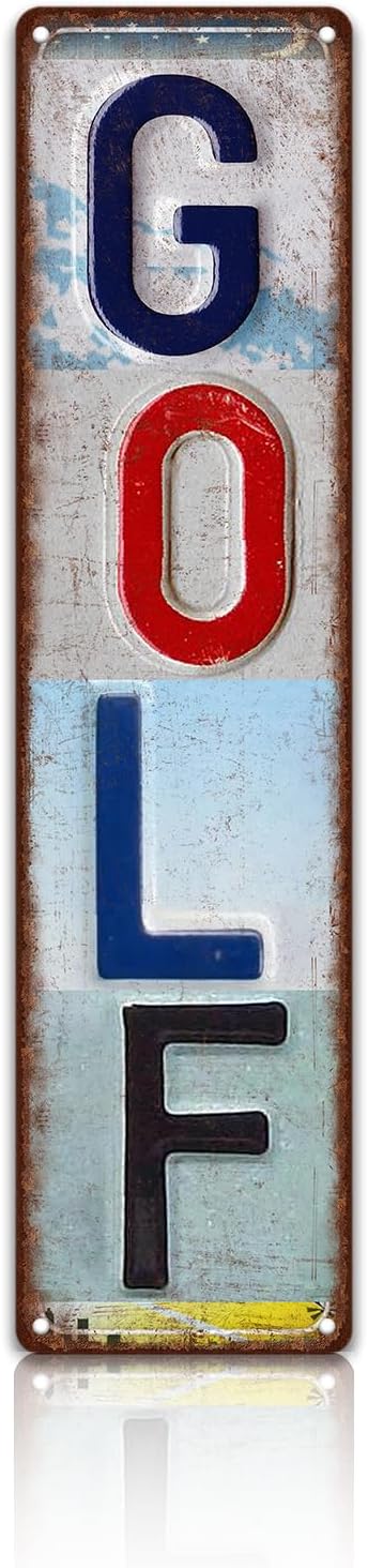 Vintage Sport Street Sign Golf Wall Decor Metal Tin Signs Poster-StrideForce Fitness