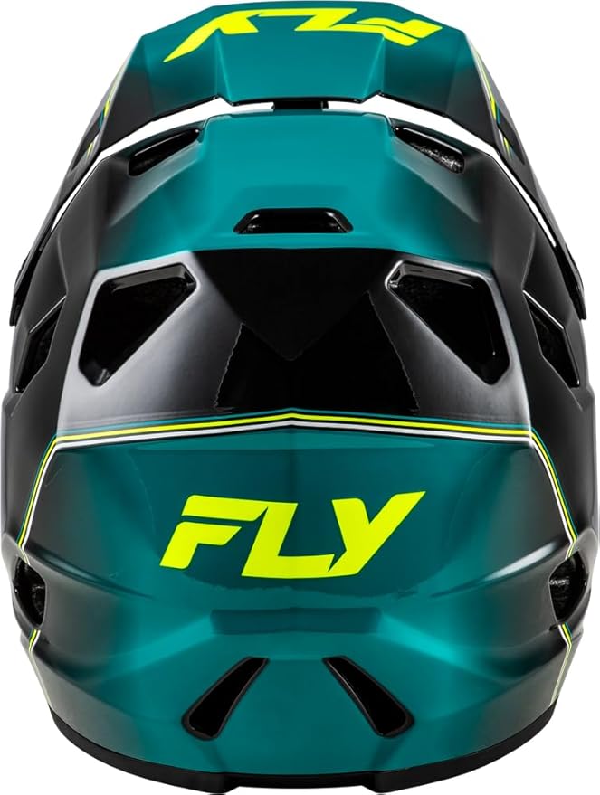 Fly Racing Rayce Full-Face Mountain Bike/BMX Helmet – ASTM F1952 DH Certified, CPSC 1203, CE EN1078, Poly-Alloy Shell, TFV Ventilation, Removable Liner-StrideForce Fitness