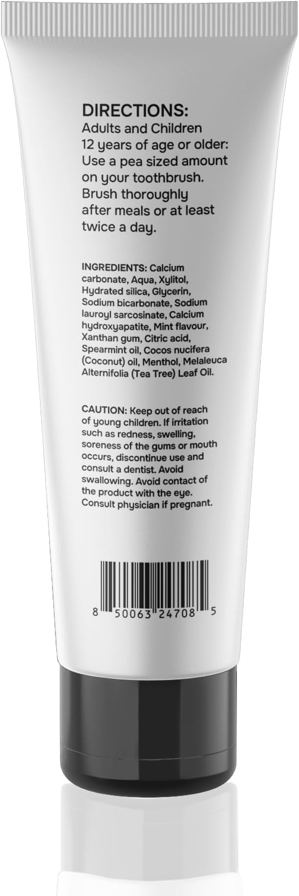envitamin Fluoride Free Nano Hydroxyapatite Ultimate Toothpaste for Remineralizing Enamel & Sensitive Relief, Whitening, Antiplaque, SLS Free, Fresh Mint, 4 oz (1 Tube, Fresh Mint)