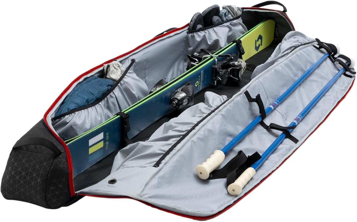 Kantaja™ Ski Sleeve - 170-190cm Ski Bag with Padded Carry Handles - Ultra Durable, Water Resistant Gear Storage-StrideForce Fitness