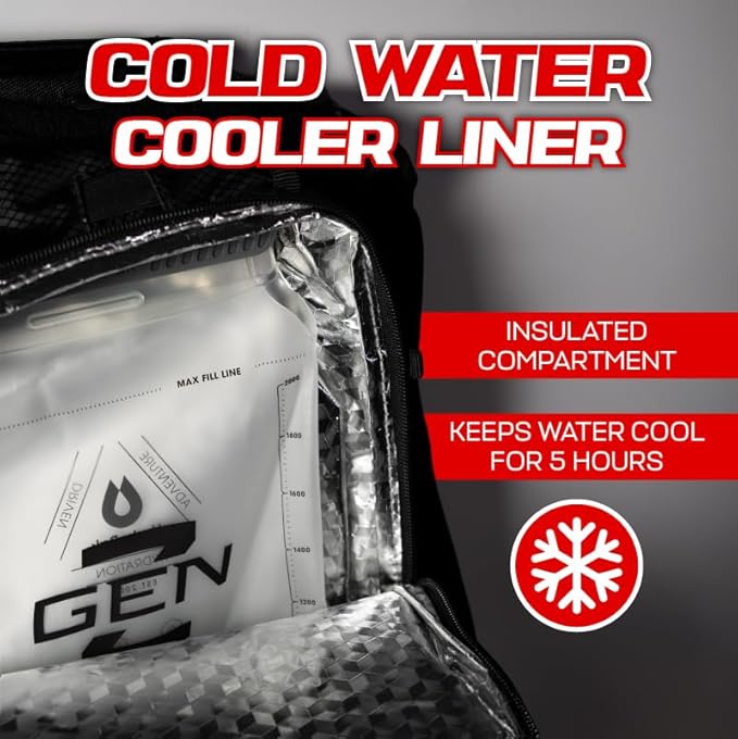 RAVERUNNER® Anti-Theft Hydration Backpack | Festival Approved Rave Backpack for Concert Goers, Leak-Free Festival Water Backpack for EDC, Rave Hydration Pack-StrideForce Fitness