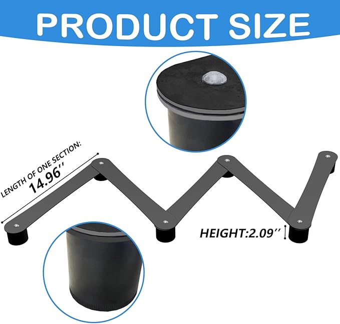 WIPHANY Hockey Stick Handling Training Aid Adjustable Hockey Stickhandling Trainer Suitable for On or Off Ice Lightweight Portable Hockey Training Aid for Improving Puck Control Dangler-StrideForce Fitness