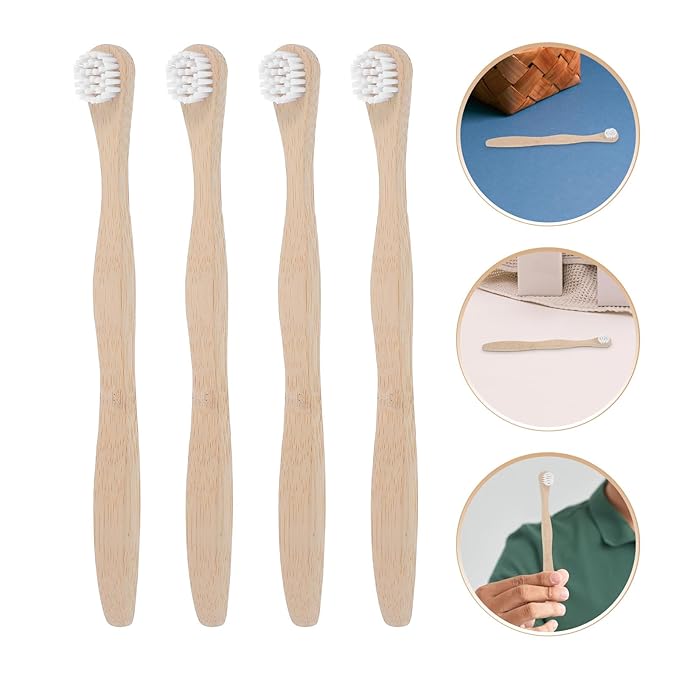 Tongue Scraper Brush for Thorough Mouth Cleaning Removes Bad Breath (White)