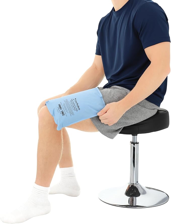 Core Products Soft Comfort CorPak – Reusable Hot & Cold Therapy Pack, Ice Pack for Injuries, No-Frost Compress for Muscle, Back & Joint Pain Relief – 10" x 13", Made in USA-StrideForce Fitness