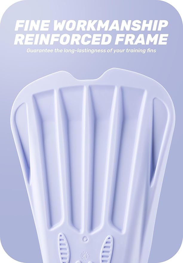 CAPAS Swim Training Fins Comfortable Silicone Lap Swimming Short Blade Floating Flippers with Mesh Bag for Adult Men Women Build Leg Strength-StrideForce Fitness