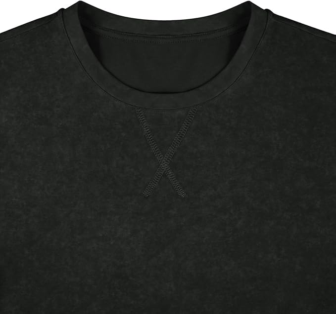 LOGEEYAR Men's Athletic Washed T-Shirts Basic Crew Neck Tees Tops Causal Distressed Cotton T Shirts for Men-StrideForce Fitness