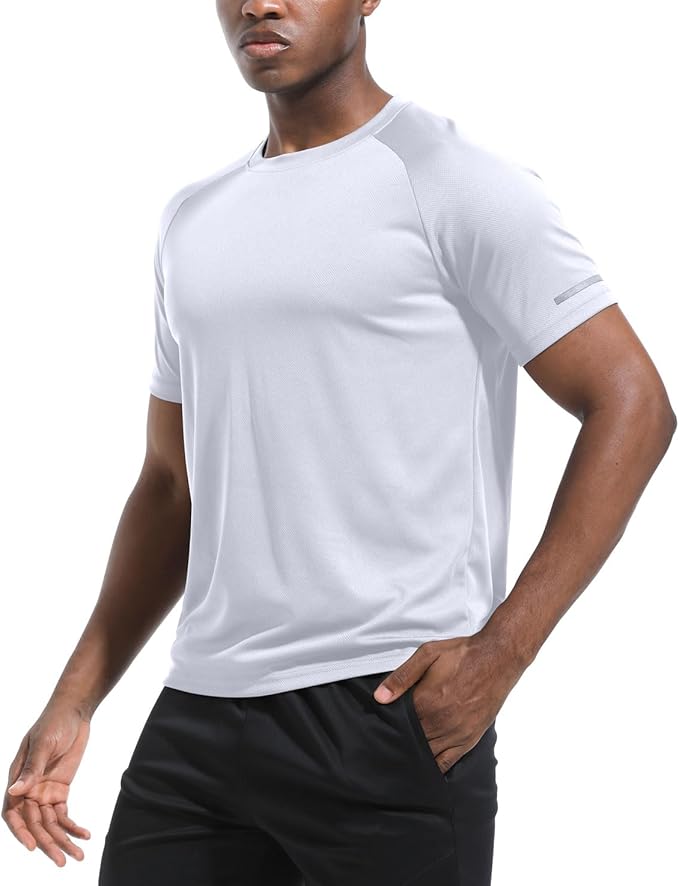 Boyzn 1, 3, 5 or 7 Pack Men's Workout Running Shirts, Dry Fit Moisture Wicking T-Shirt, Gym Athletic Short Sleeve Tee Shirts-StrideForce Fitness