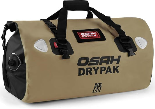 Waterproof Duffel Bag - Motorcycle Dry Bag Tail Bag with Large Storage Space, Waterproof Luggage Duffle Bags with Outer Mesh Zipper Pocket for Camping, Kayaking, Fishing & Traveling-StrideForce Fitness