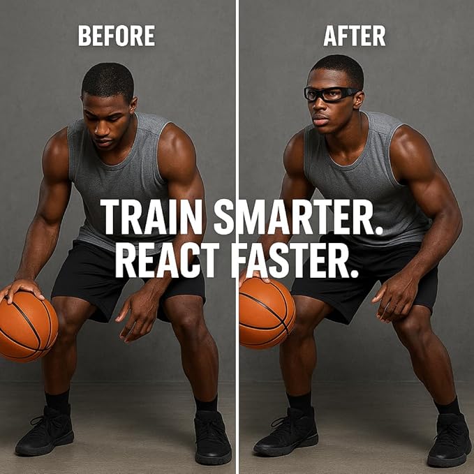 Liberty Imports 12 Pack Basketball Dribbling Goggles Adjustable Sport Training Glasses Aid for Team Training Aid Basketball Equipment Safety Specs for Adult Teenagers Youth-StrideForce Fitness