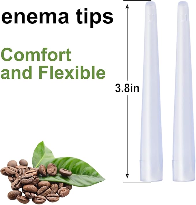 Enema Replacement Tube 6.6FT Silicone Enema Hose with 5 Reusable Nozzle Tips – Flexible Leak-Proof Enema Kit Replacement Tubing for Colon Cleansing and Detox Douche-StrideForce Fitness