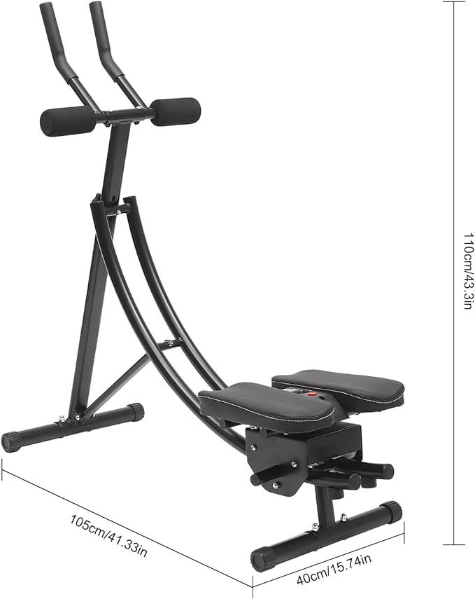 Heavy-Duty Adjustable Roman Chair, 330lbs Weight Capacity Hyperextension Bench with 5 Angles & 8 Positions, Foldable Core Workout Equipment for Abs, Glutes, Back, Home Gym Equipment-StrideForce Fitness