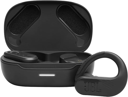 JBL Endurance Peak 3 - Dust and Water Proof (IP68) True Wireless Active Earbuds, Pure Bass Sound, Up to 50 Total Hours of Playback with Speed Charge, Ambient Aware & Talk Thru (Black)-StrideForce Fitness