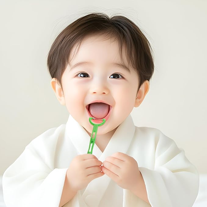 Veemoon 3pcs Kid Tongue Exercise Device, Child Oral Muscle Trainer Speech Therapy Tool Tongue Tip Lateralization Elevation Tools Jaw Muscle Exerciser for Jaw Oral Training Stabilizing Device