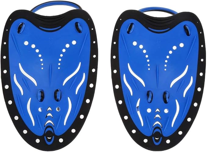 Swim Fins, Adjustable Kids Flippers for Swimming, Professional Swim Hand Paddles, Flat Paddles for Kids, Children, Men, Women-StrideForce Fitness