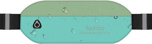 Slim Fanny Packs for Women Men,Waterproof Waist Pack with Reflective Strip Adjustable Strap,Running Belt for Sports Workout Cycling Hiking, Casual Hands-Free Wallets Phone Bag (Style 3)-StrideForce Fitness