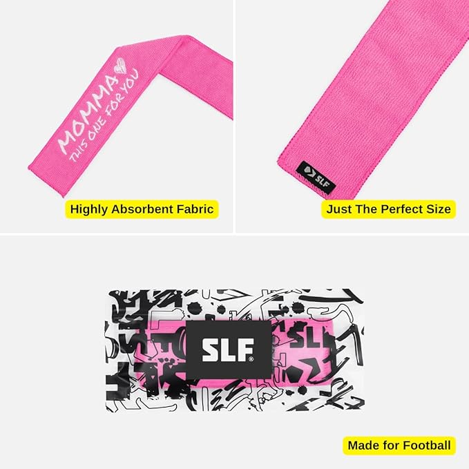SLEEFS Momma Pink Thin Football Towel-StrideForce Fitness