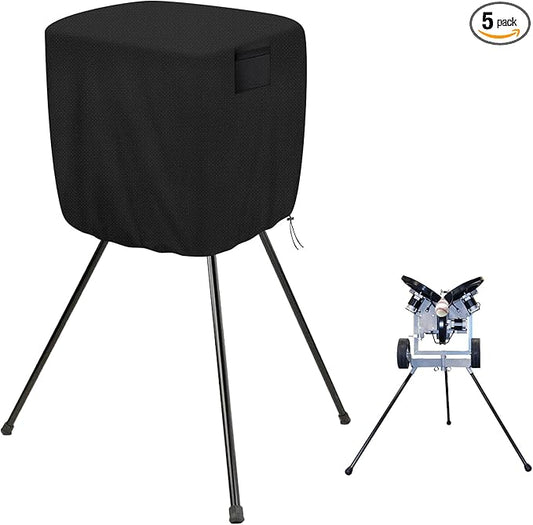 Pitching Machines Cover, Heavy Duty 600D Durable Waterproof Dustproof Covers, Universal Fit for Most Softball/Baseball Machines, All-Weather Indoor/Outdoor Protection( 31 x 29 x 34",Cover Only)-StrideForce Fitness