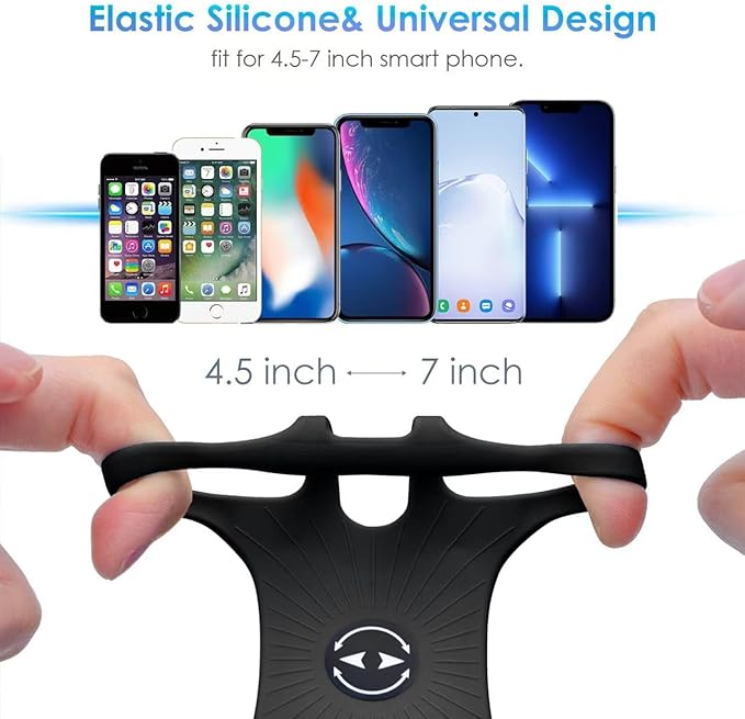 Cikyner Running Armband : 3 in 1 Sports Phone Holder - 360 Rotatable & Detachable for 4.5-7'' iPhone - Gym Running Hiking-StrideForce Fitness