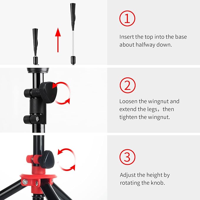 Storgem Baseball and Softball Practice Net 7×7ft Portable Hitting Pitching Batting Training Net Baseball Backstop Net with Batting Tee and Strike Zone and Bow Frame-StrideForce Fitness