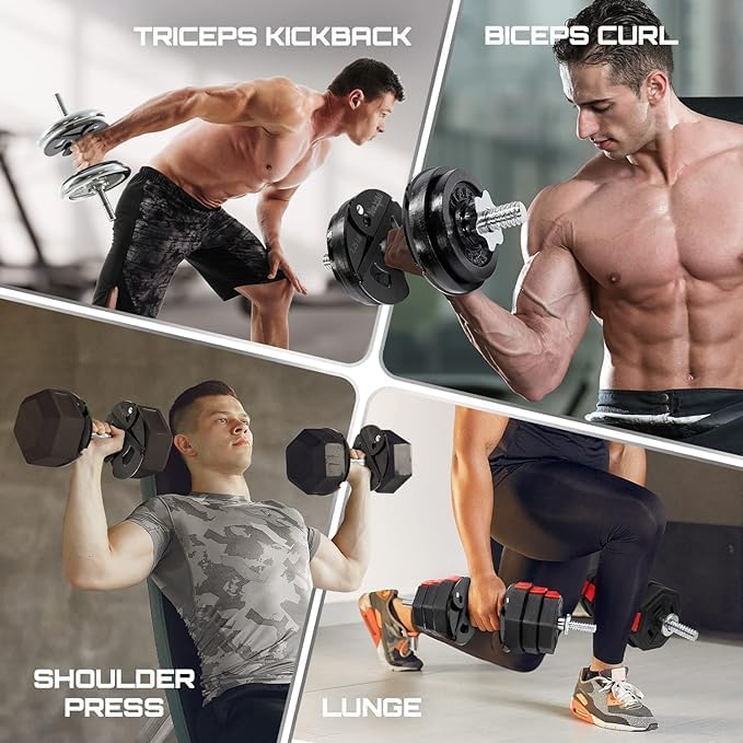 Yes4All Fractional Weight Plates Set, Available In Steel And Rubber, Set of 2/4/6 Plates in 1.25LB, 2.5LB, or 5LB Sizes, Micro Change Plates for Dumbbell and Olympic Barbell Weightlifting-StrideForce Fitness