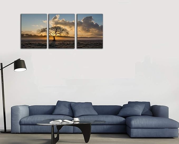 Yetaryy Inspirational Wall Art Tree of Life landscape Motivational Canvas Painting Modern Inspiring Entrepreneur Quotes Posters and Prints Artwork Inspiration Motivation Office Home Decorations-StrideForce Fitness