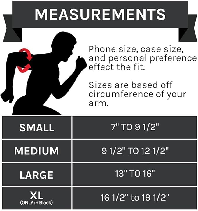 Sprigs Phone Armband Sleeve for iPhone 14, 13, 12, 11, X Galaxy Z, S22, S21, S20 Google Pixel 7, 6, 5. The Lightest & Most Comfortable Running Armband, Stretches to Fit All Phones with Case for Women & Men-StrideForce Fitness