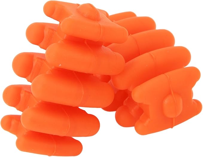 FOSA Archery Bow Limbs Stabilizer, Silicone, Universal Vibration Dampener, for (Orange)-StrideForce Fitness