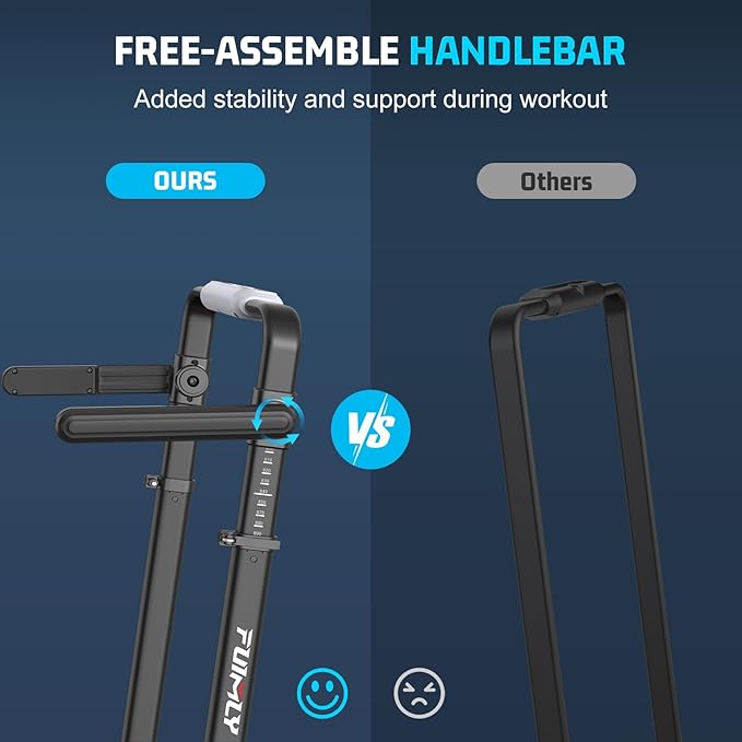 Walking Pad Treadmill with Desk Workstation, 10% Incline Foldable Treadmill with Handrail, 300lbs Capacity, 3 Control Methods, 8 in 1 Folding Treadmills for Home Office-StrideForce Fitness