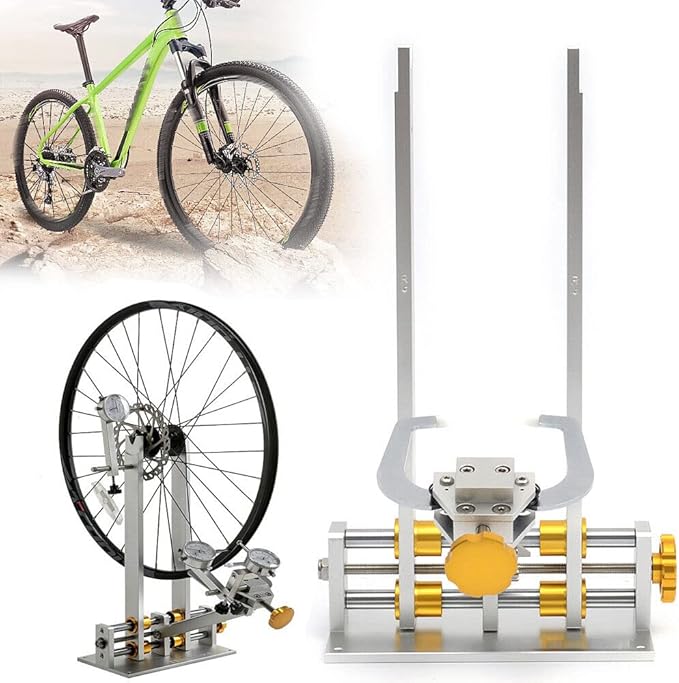 LYNICESHOP Wheel Truing Stand, 10"-29" Bicycle Wheel Truing Stand Bike Hub Maintenance Platform Repair Tool Kit Professional Bicycle Wheel Repair Truing Bearing Stand-StrideForce Fitness