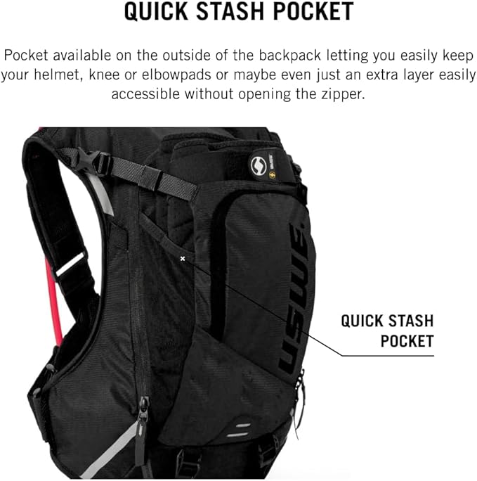 USWE MTB Hydro Hydration Pack with Hydration Bladder - Hydration Backpack for Cycling, Mountain Biking, E-MTB and Gravel Riding, Backpack with Water Bladder-StrideForce Fitness