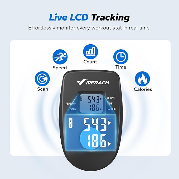 MERACH Stair Stepper for Home Gym Exercise, New Version Stairmaster for Full-Body Workout, Compact Folding Stair Climber with Extended Step Range, Adjustable Handlebar/Pedal-StrideForce Fitness