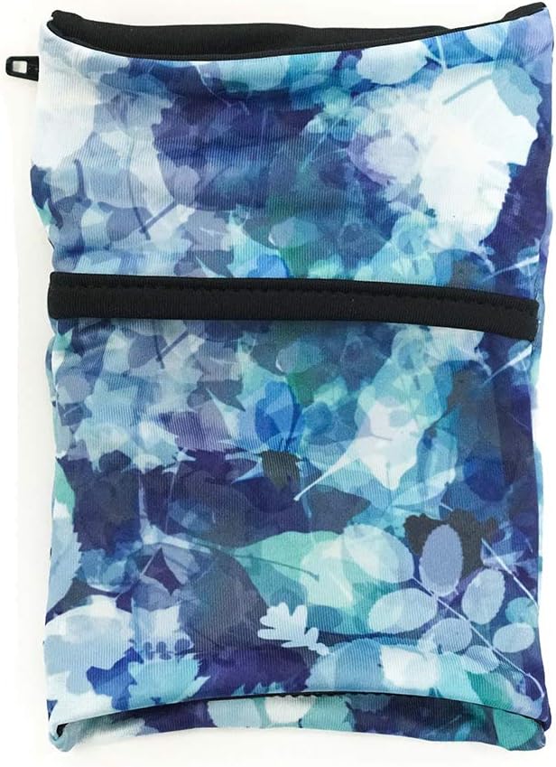 Sprigs Banjees 2 Pocket Wrist Wallet/Wrist Band/Wrist Pocket for Travel, Walking, & Running. Wallet Pouch That Holds Cash, Card, ID's, and More-StrideForce Fitness