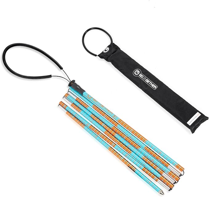 G2 GO2GEHTER 7075 Aluminum Alloy 270cm Backcountry Avalanche Rescue Probe with Storage Bag, Folding Design, Easy to Storage and Carry (3 Color Available)-StrideForce Fitness