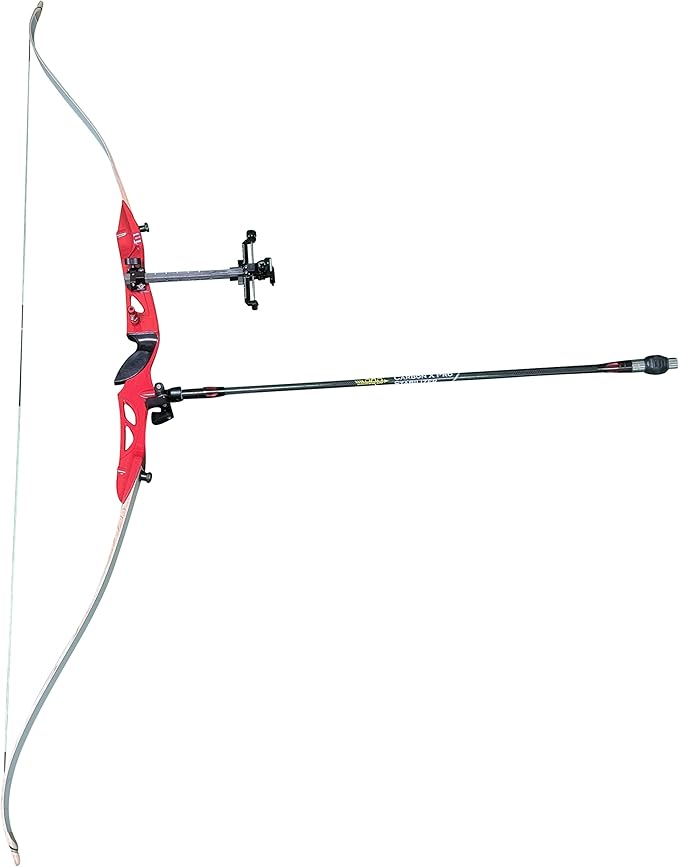 SAS Carbon X Pro Bow Stabilizer Main Bar for Compound Bows with Dampener and Weights Ultra Lightweight 27in 30in-StrideForce Fitness