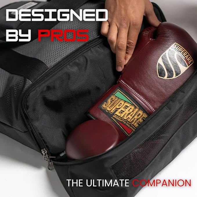 Superare Gear Bags - Gym Duffle Bag, Backpack, Tote Bag for MMA, Athletic Gym Boxing Bag - Enorme, Carico, Diario, Sporta-StrideForce Fitness