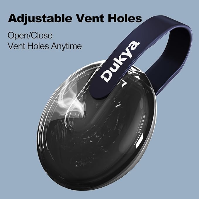 Retainer Case - mouth guard and Orthodontic Aligner Case, Adjustable air holes, Fashion, Multifunctional Portable Box - Obsidian Blue