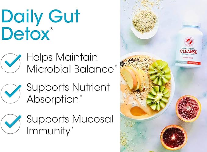 Silver Fern Gut Rehab Kit - 30 Day Supply - Cleanse Daily (1 Bottle = 120 Capsules) & Ultimate Probiotic (1 Bottle = 60 Capsules) - Immunoglobulins & Spore Forming Probiotics-StrideForce Fitness