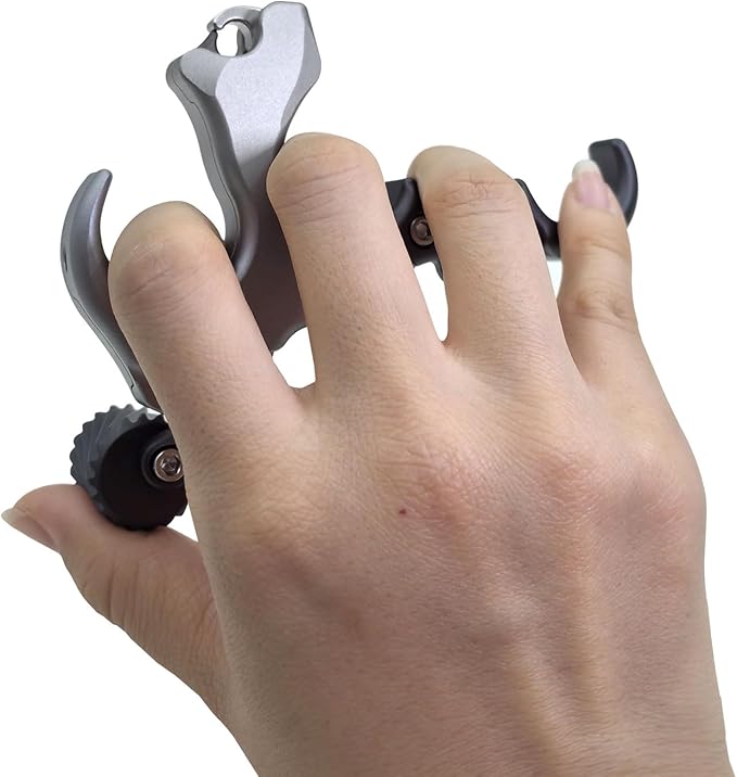 Compound Bow Aid Releaser with Wrist Straps and Adjustment Tool,Archery Release Aids with 3 Thumb Release Adjustable,Aluminum Alloy Aids.for Left and Right Handers.-StrideForce Fitness